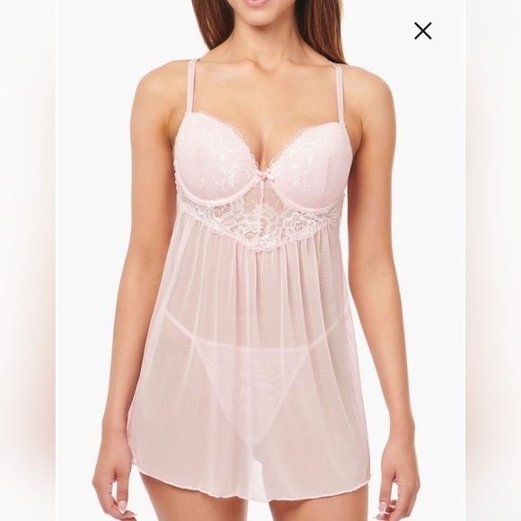 RACHEL Rachel Roy Other - Chic Light Pink Lace Chemise Rachel Xl.